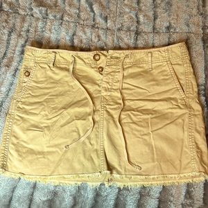 GAP 1969 limited edition khaki mini skirt